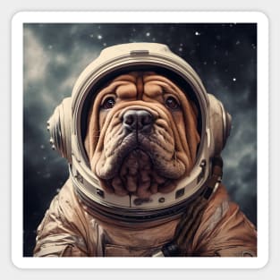 Astro Dog - Chinese Shar-Pei Magnet